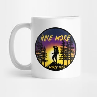 Hike More Worry Less Mug